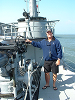 Darrell 'Smitty' Smith on the USS Pampanito